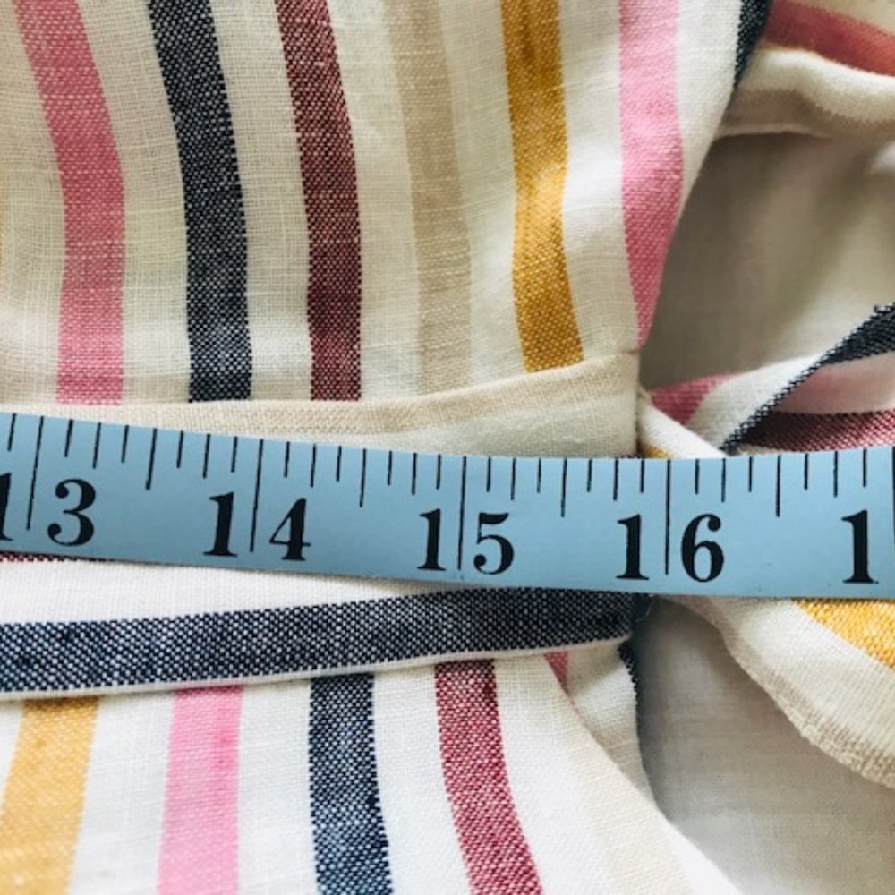 Boden Striped V-Neck Tie-Waist Maxi Dress in Multicolor - Picture 11 of 12